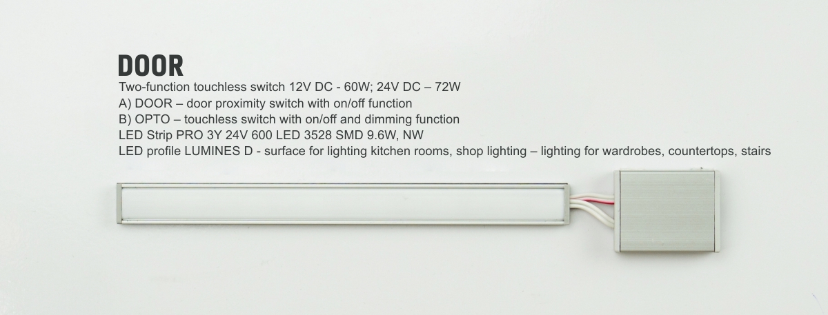 Instalace regulátoru s profilem LUMINES D